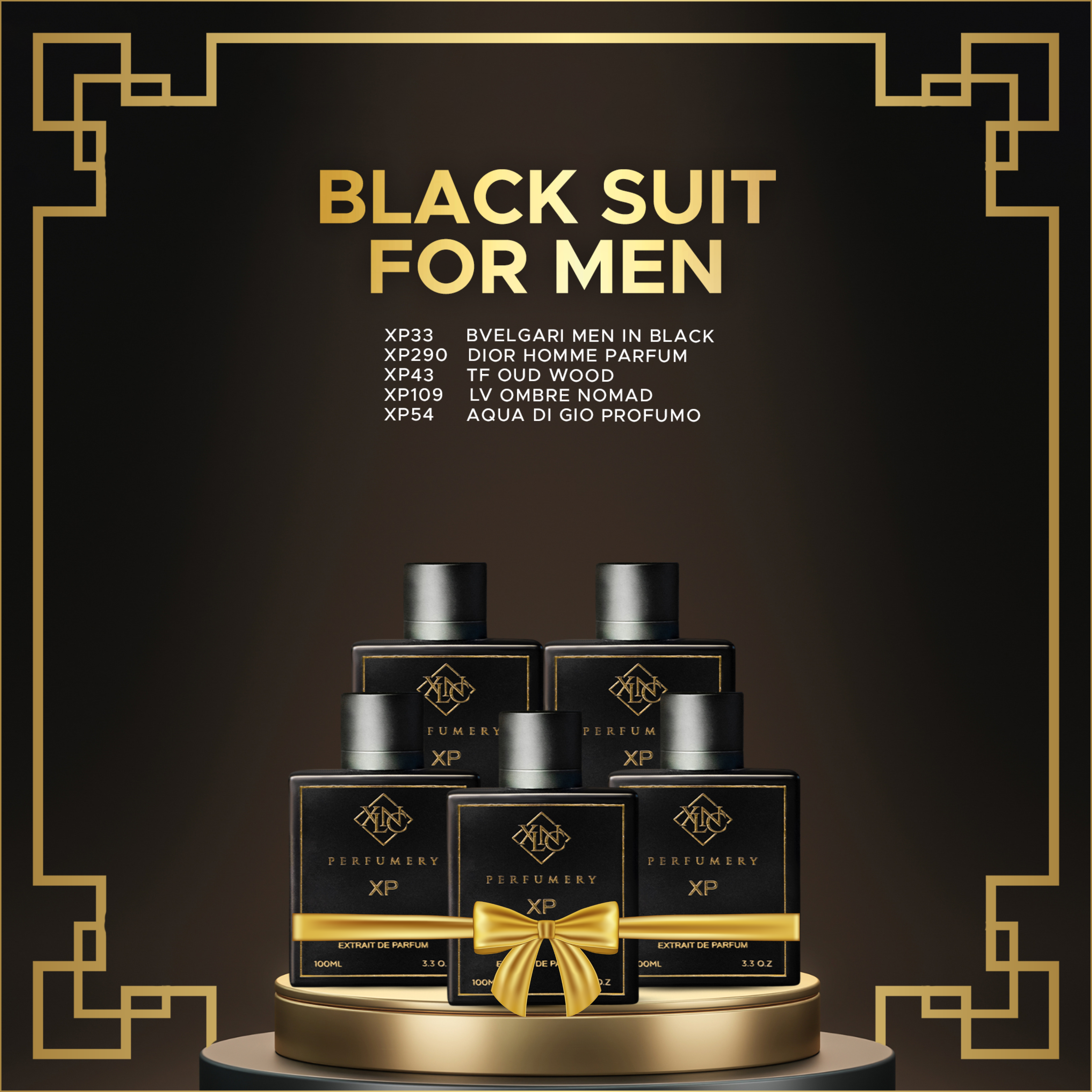 Black Suit for Man Pack Of 5