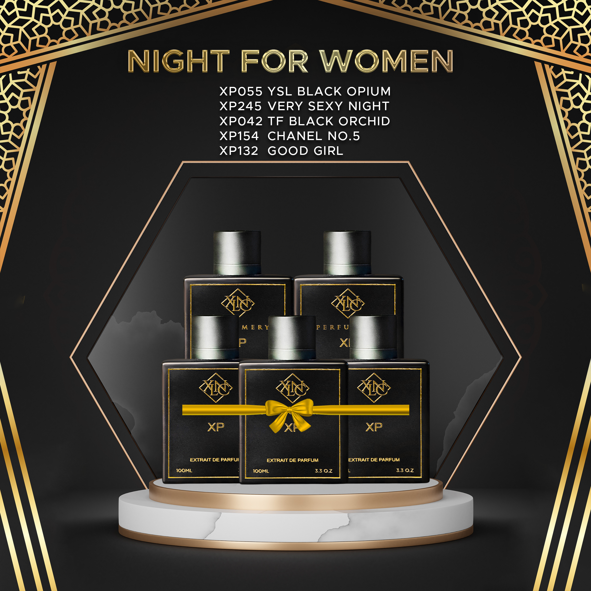 Night for Women Pack of 5