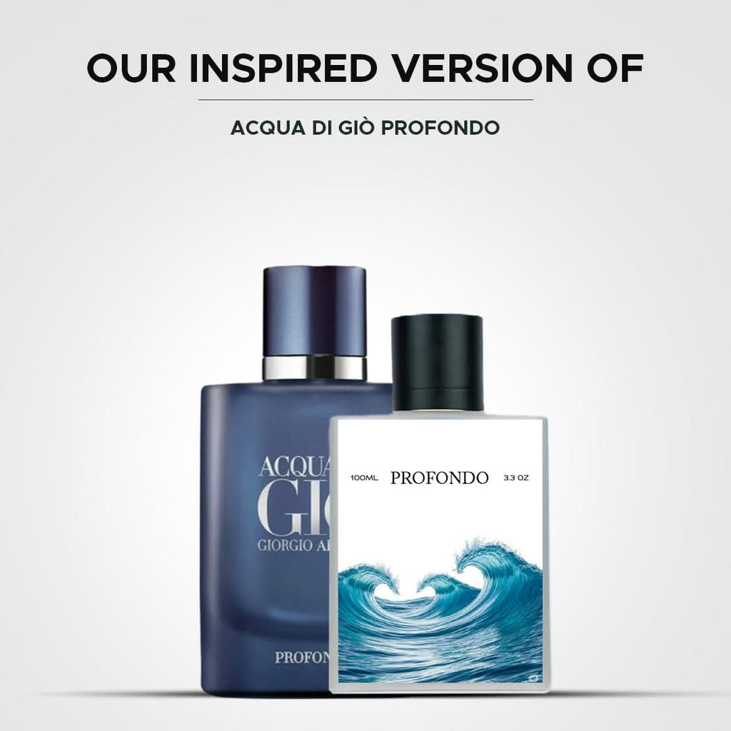 Acqua di Giò Profondo Perfume: XP316 Inspired Parfum 100ml for Men
