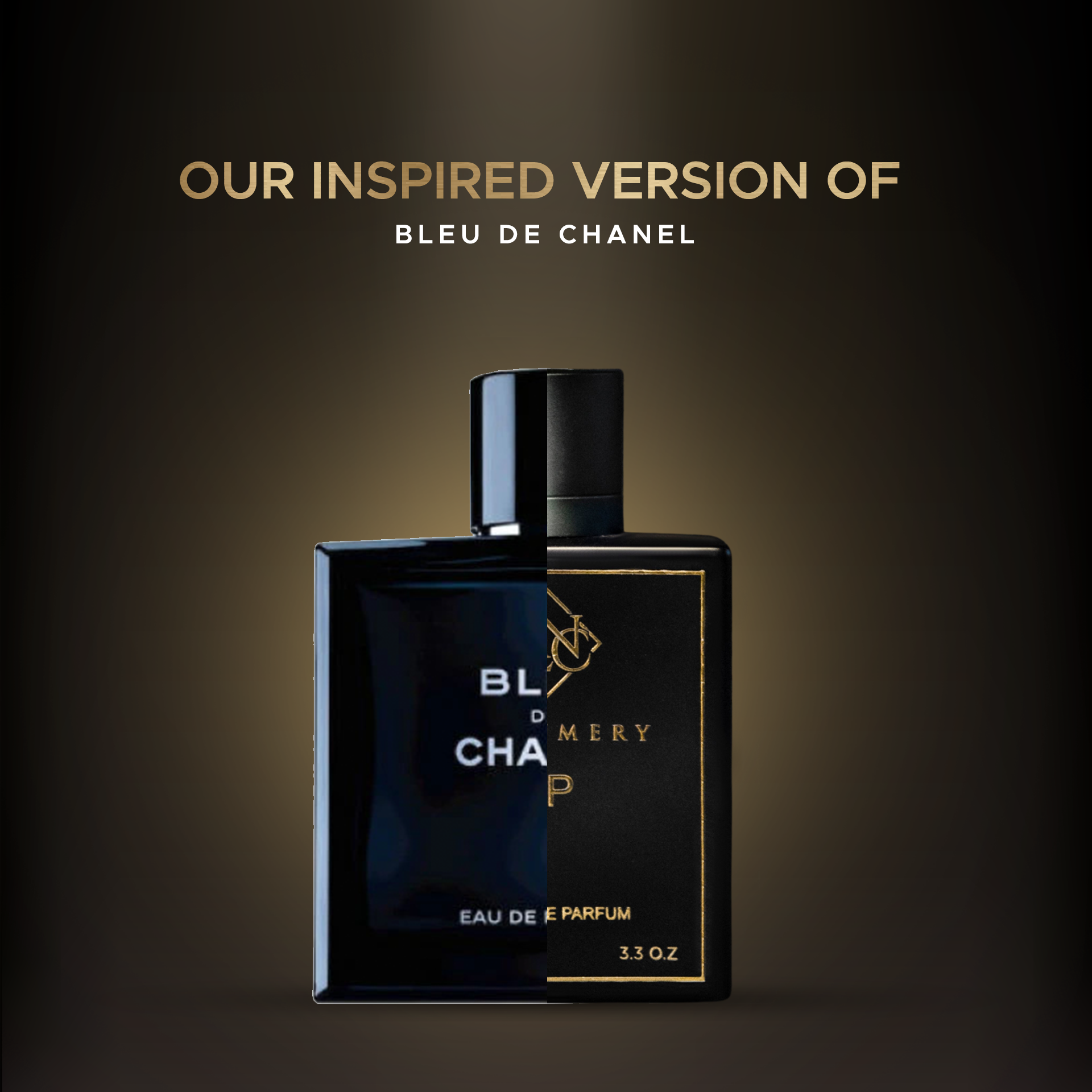 Vocal Fragrance Inspired by Chanel Bleu De Chanel Eau de Parfum For Men 1.7  FL. OZ. 50 ml. Vegan, Paraben & Phthalate Free Never Tested on Animals 